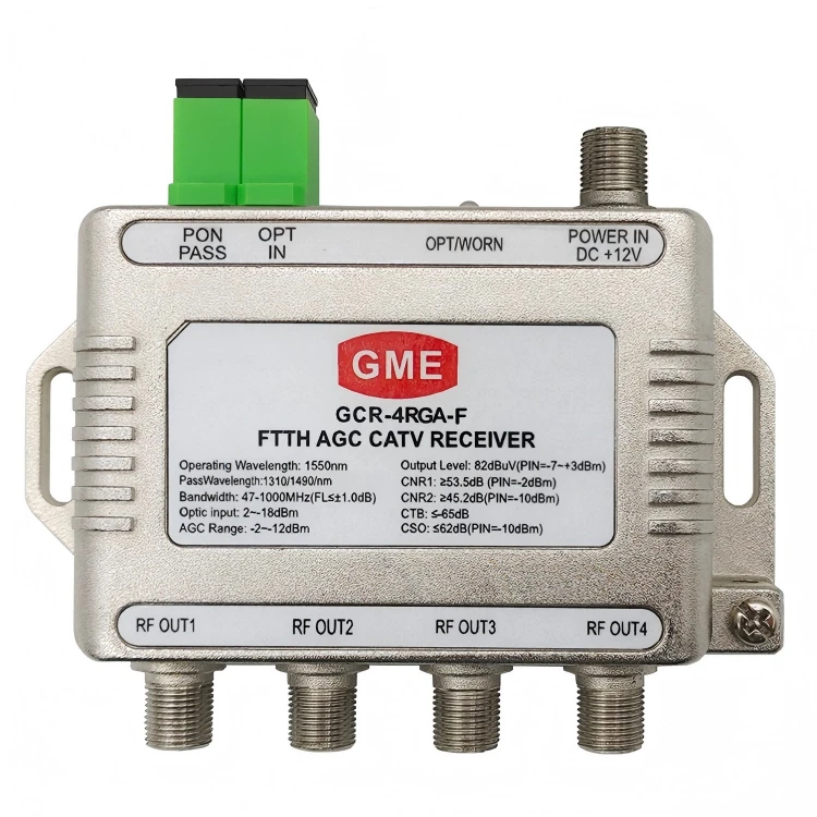 Quais são os cenários de aplicação do receptor de cabo FTTH AGC?